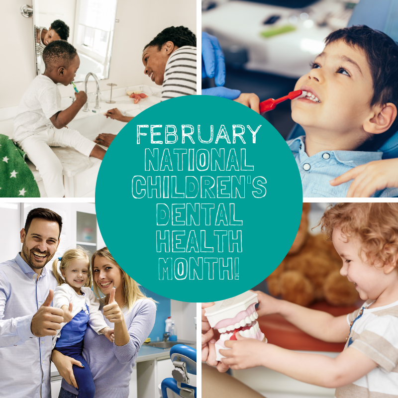 February National Children's Dental Health Month Clinicas